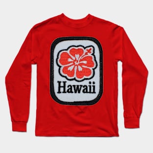 Hawaii Hibiscus Patch Long Sleeve T-Shirt